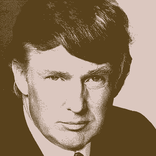 2-color-photo of Donald Trump
