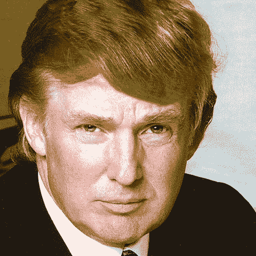 8-color-photo of Donald Trump