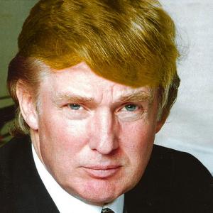 Photo of Donald Trump with a graphic filter